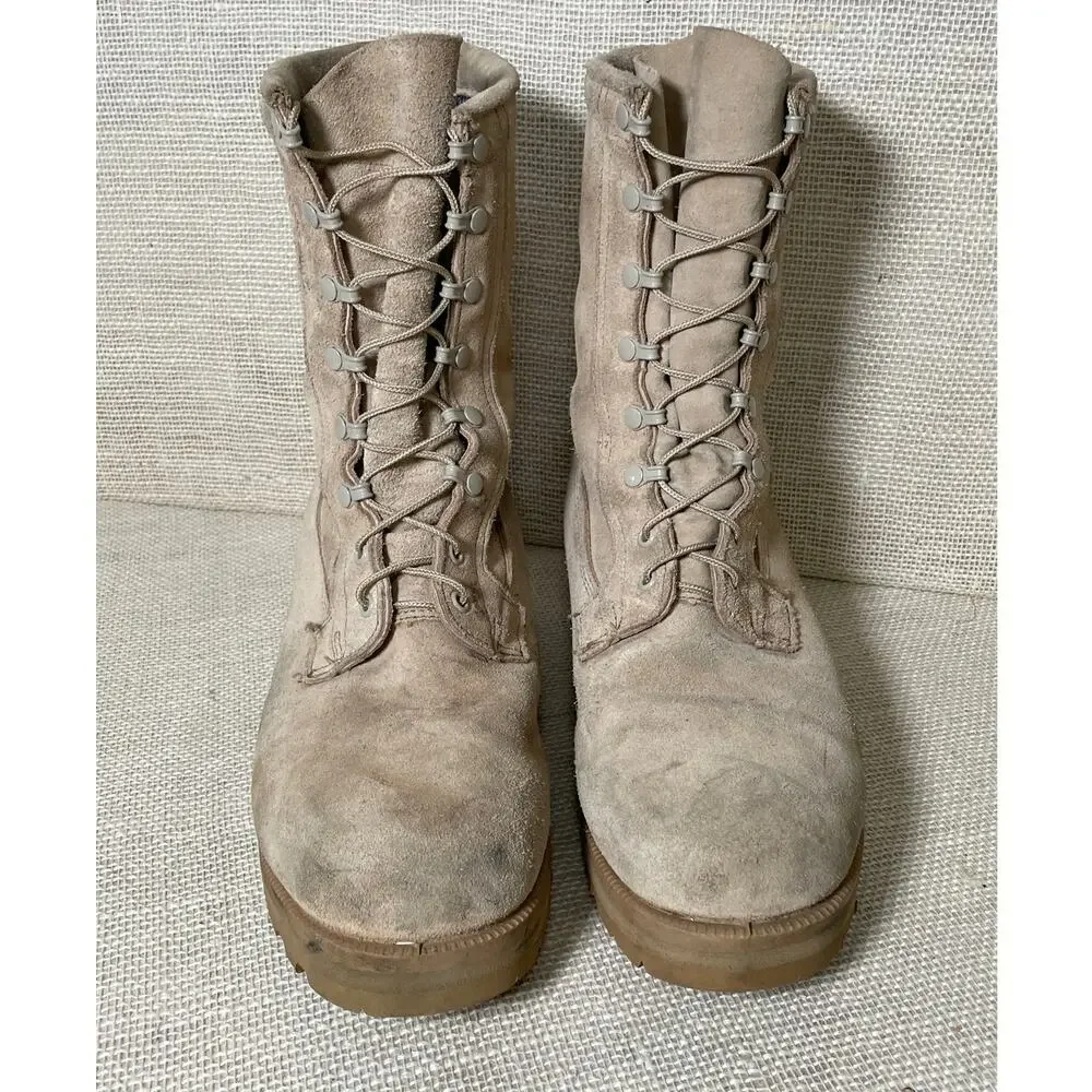 Military Field‎ Desert Combat Boots, Vibram Sole, Cold Weather inserts, Men's 12